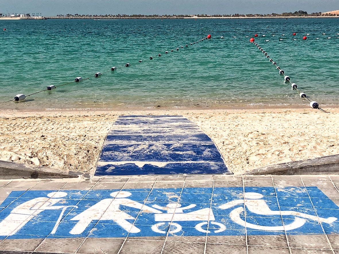 Barrierefreier Strand